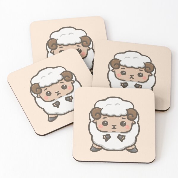Item preview, Cute Little White Sheep  designed and sold by HappyDoodlen.