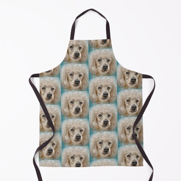 Item preview, Painting of a White Poodle with an Expressive and Dreamy Feel designed and sold by ibadishi.