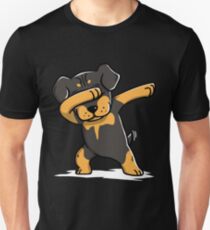 Dabbing Rottweiler Funny Unisex T-Shirt