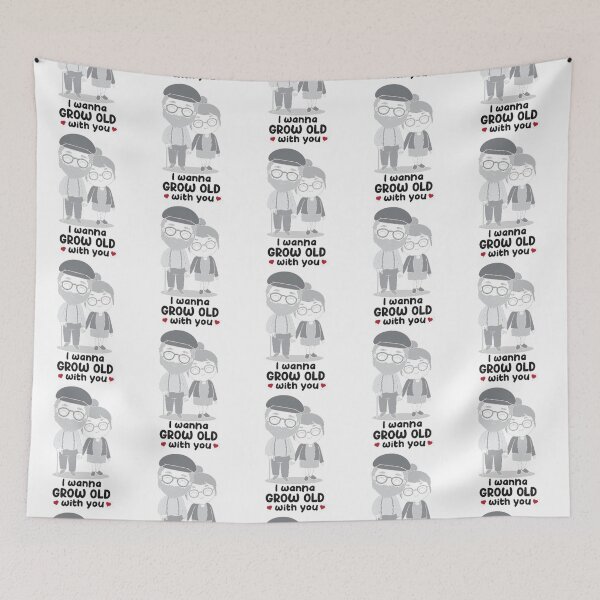 Item preview, i wanna grow old with you black designed and sold by ElizabellaCo.