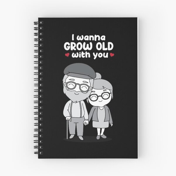 Item preview, i wanna grow old with you white designed and sold by ElizabellaCo.