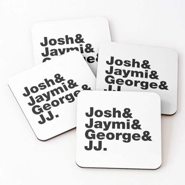 Item preview, Josh _amp_ Jaymi _amp_ George _amp_ JJ (black writing) Fitted designed and sold by ElizabellaCo.