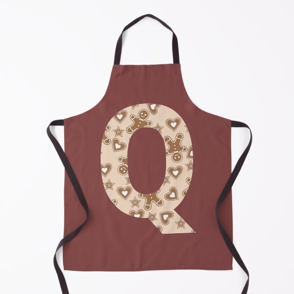 Item preview, Gingerbread Pattern Monogram Letter Q designed and sold by Coffee Lifestyle.