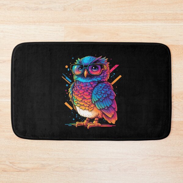 Item preview, Goodly Morning - Retrowave Cyberpunk Owl designed and sold by markymaarty.