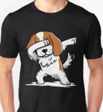 Dabbing Cavalier King Charles Spaniel Funny Unisex T-Shirt