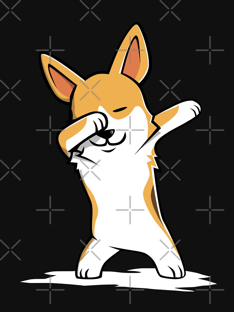 Dabbing Corgi Funny by ilovepaws