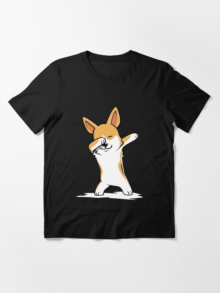 Alternate view of Dabbing Corgi Funny Essential T-Shirt