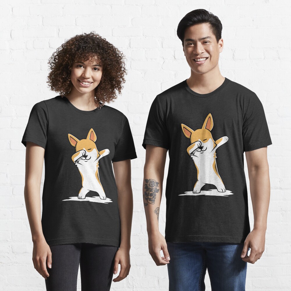 Dabbing Corgi Funny Essential T-Shirt