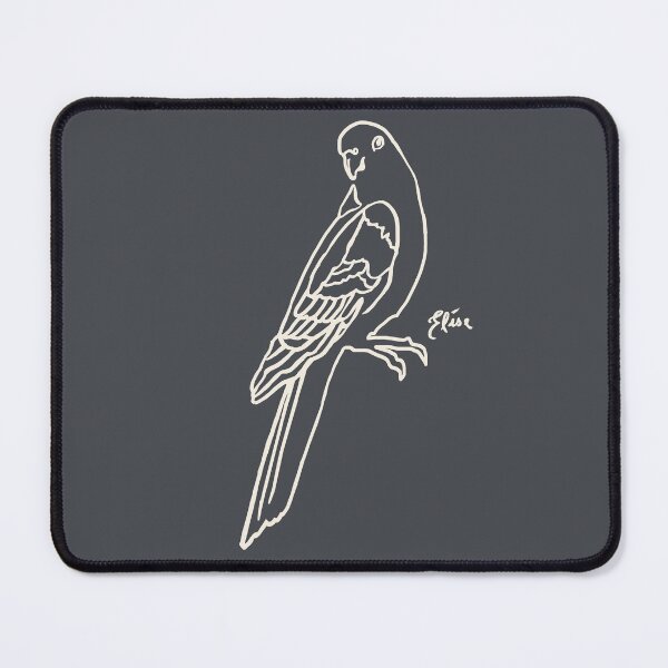 Item preview, Australian King Parrot-Off-White designed and sold by Lauren Elise Art.
