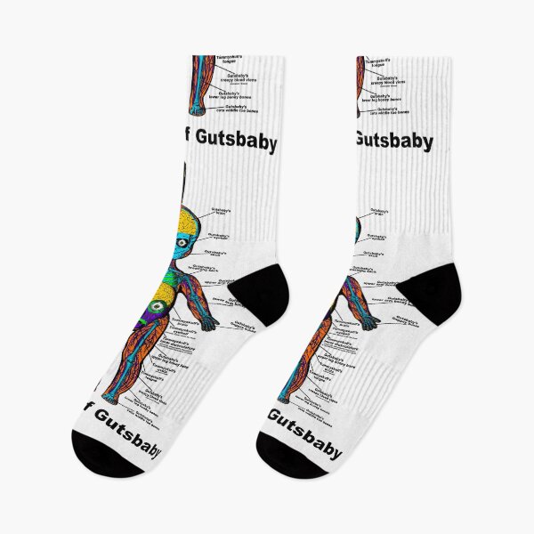 Item preview, Anatomy of Gutsbaby chart POP art colors 11 designed and sold by 1CONOCLA5T.