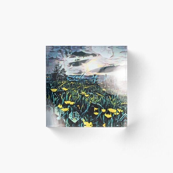 Premonition of the frosts Acrylic Block