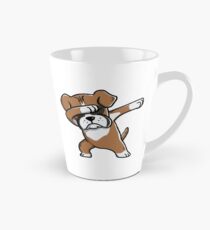 Tupfender Boxer lustig Tasse (konisch)