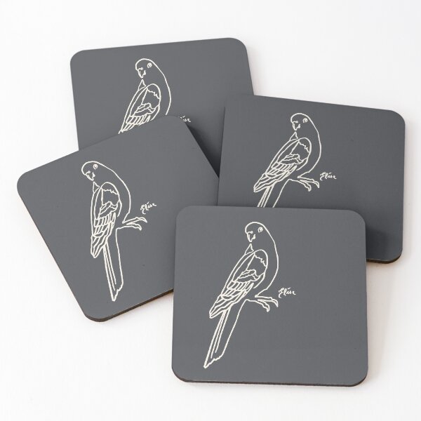 Item preview, Australian King Parrot-Off-White designed and sold by Lauren Elise Art.