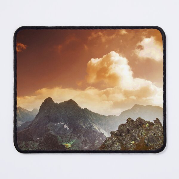 Item preview, Mountains landscape at sunset designed and sold by HofTao.