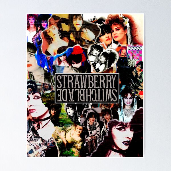 Item preview, Strawberry Switchblade Collage Goth 80s designed and sold by Llamenba.