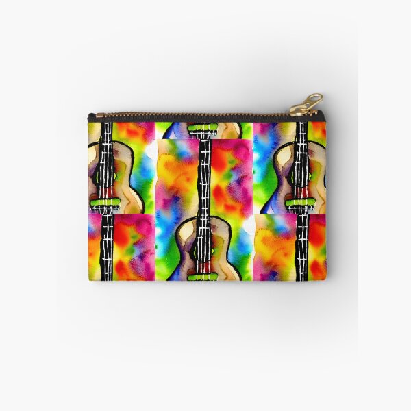 Aperçu de l'œuvre Aquarelle Musique Oeuvre Guitare Design Salle de classe Art mural créée et vendue par StickerBird.