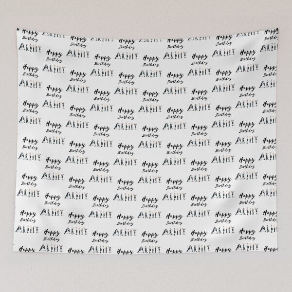Item preview, Happy Birthday BTS army designed and sold by AsiaLover.