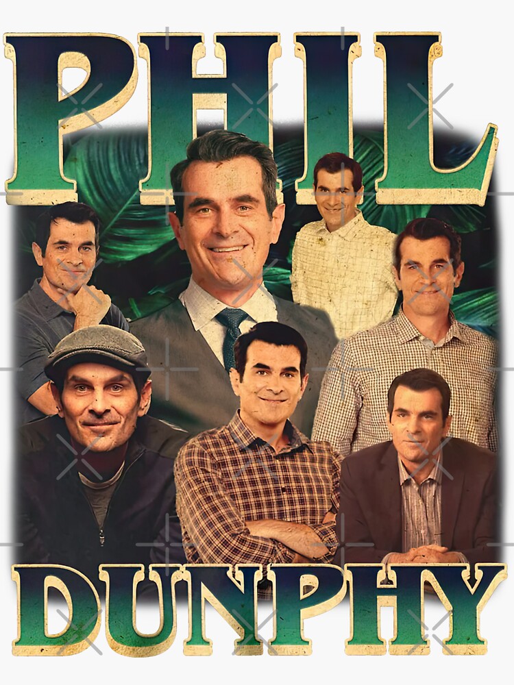 "Phil Dunphy Modern Family Vintage" Sticker for Sale by pytkocran