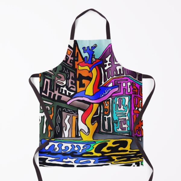 Item preview, Plaza do Ferro Ourense, Galician street paintings, Urban Sketchers Spain designed and sold by cachaldora.