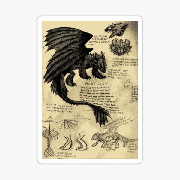 Item preview, Night Fury Dragon designed and sold by WisdomBySophie.