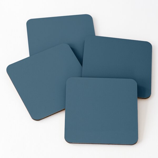Item preview, Deep Sailor Blue solid colour designed and sold by coverinlove.