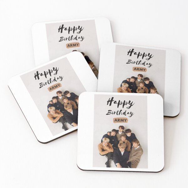 Item preview, Happy Birthday BTS army designed and sold by AsiaLover.