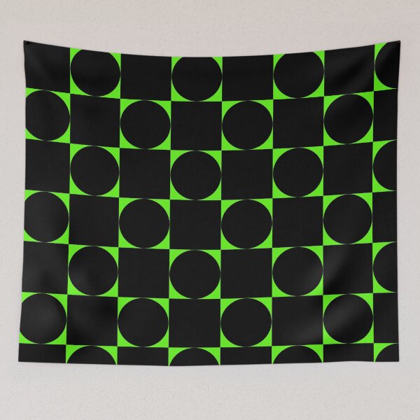 Item preview, black green pattern designed and sold by Falko-Follert.