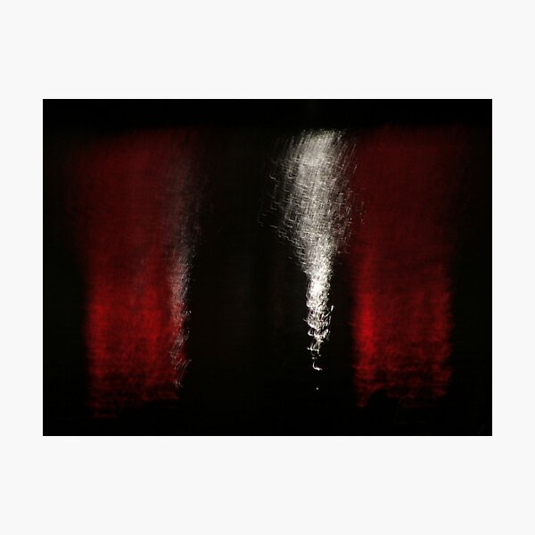 Red and White Photographic Print