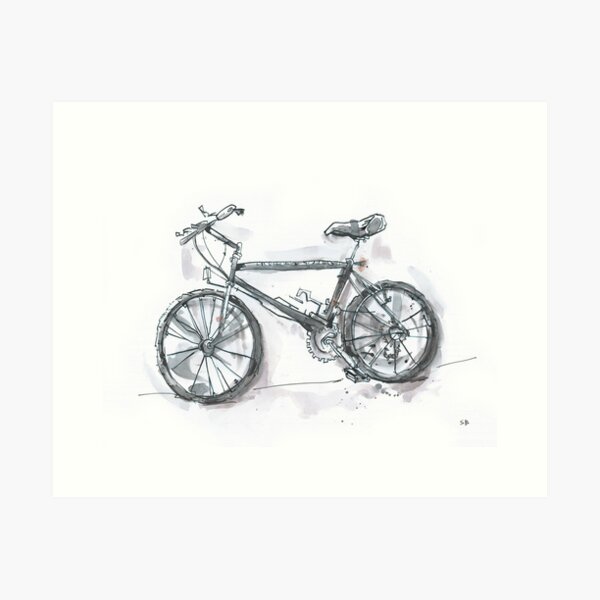 Bike Fix Day Art Print