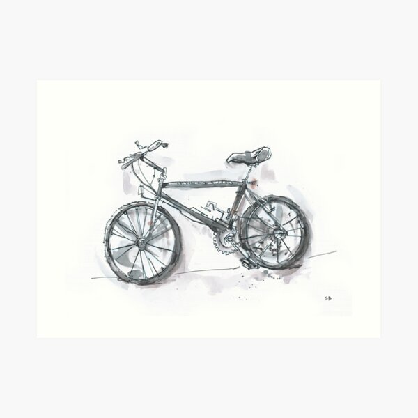 Bike Fix Day Art Print