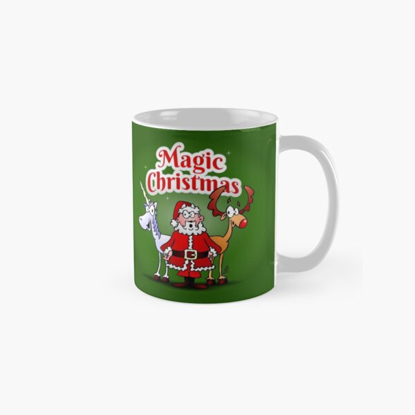 Magic Christmas with a unicorn Classic Mug