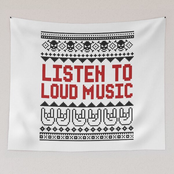 Item preview, Ugly Sweater Heavy Metal designed and sold by NerdyCotton.