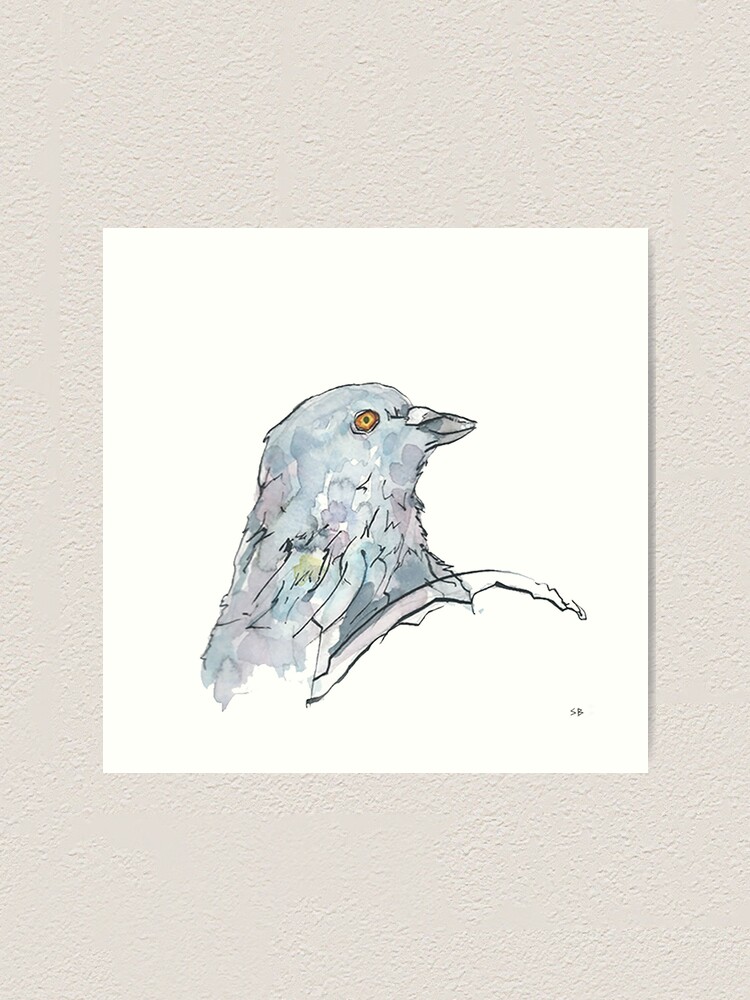 Alternate view of Pigeon Art Print
