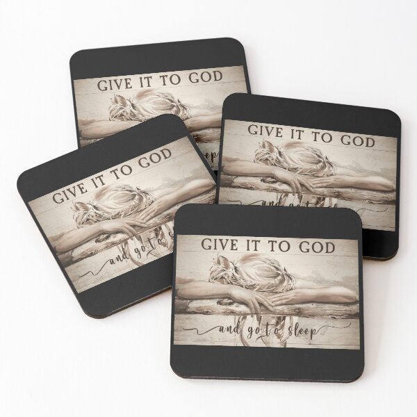 Artikelvorschau, Give It To God And Go To Sleep – Sleeping Girl – Bed Room Wall Art entworfen und verkauft von Donna6778.