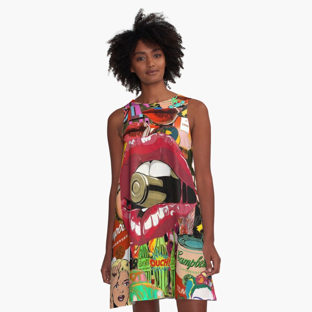 Item preview, A-Line Dress designed and sold by Helt-Sort.