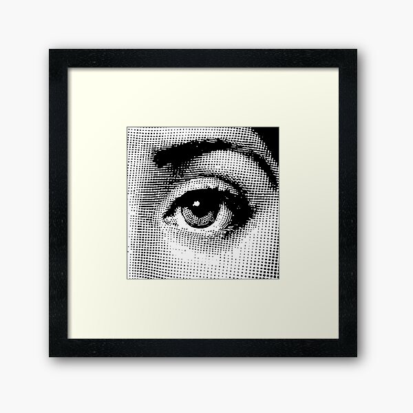 Lina Cavalieri - left eye Framed Art Print