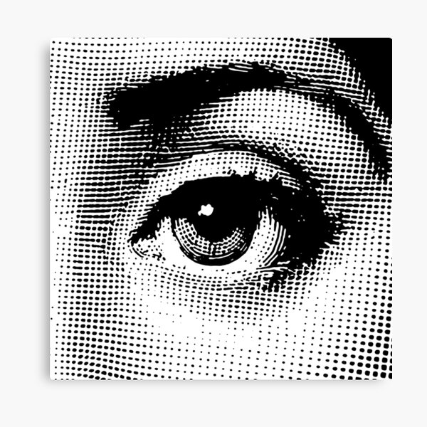 Lina Cavalieri - left eye Canvas Print