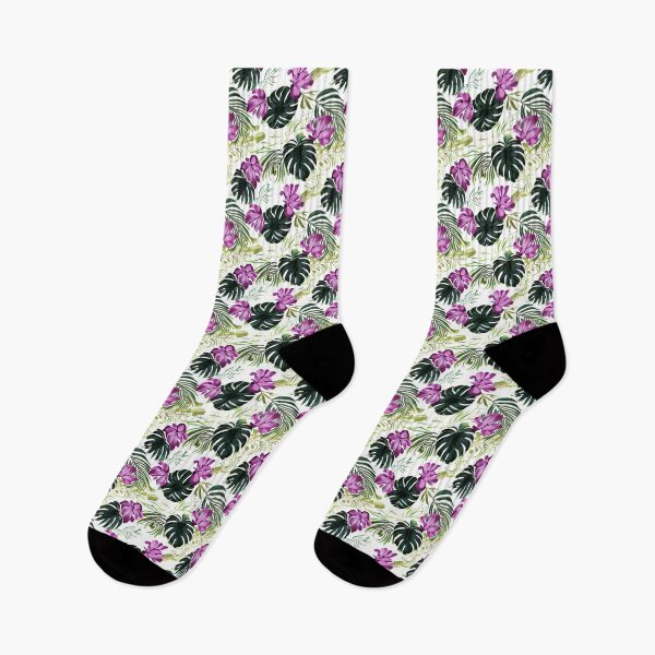 Item preview, Monstera Hoja Verde Flor Púrpura designed and sold by supeart.