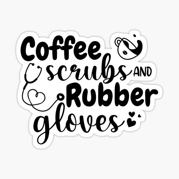 Item preview, coffee scrubs and rubber gloves designed and sold by Ashi17.