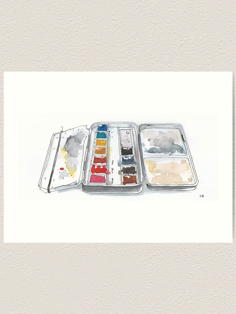 Alternate view of Paint Tin Art Print