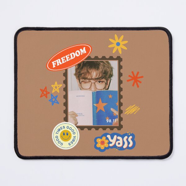 Item preview, ATEEZ Hongjoong Stamp With Retro Stickers designed and sold by Shining Diamond.