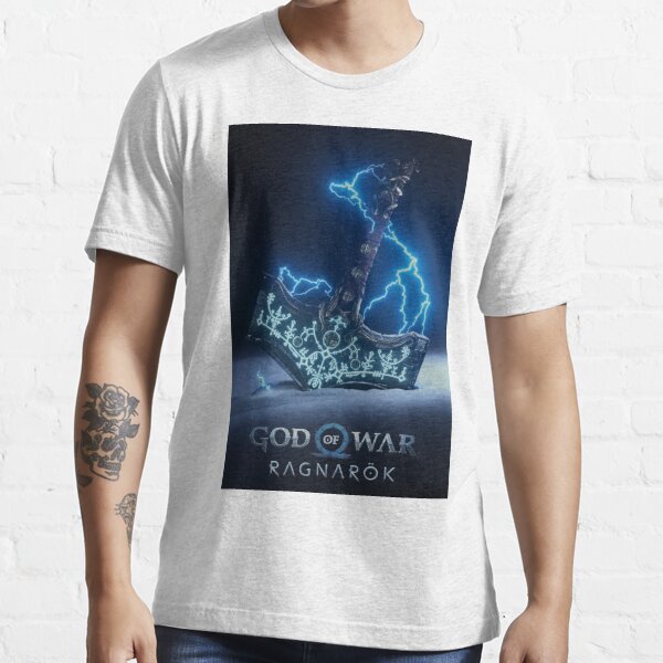 God of War Ragnarok funny Thor Poster Essential T-Shirt for Sale