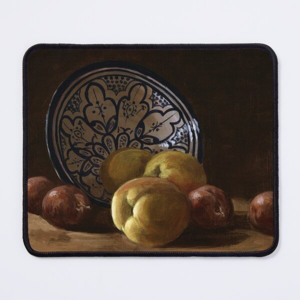 Item preview, Still life with bowl and late summer fruits designed and sold by coloriscausa.