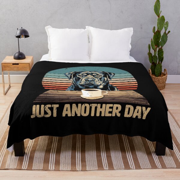 Item preview, Just another Day - Funny & Cute Rottweiler designed and sold by BrainlabStudios.