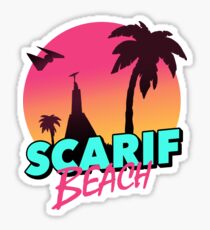 Scarif Beach Sticker