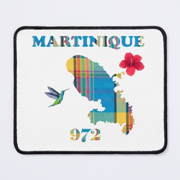 Item preview, Martinique 972 Map Madras designed and sold by Olympique1359.