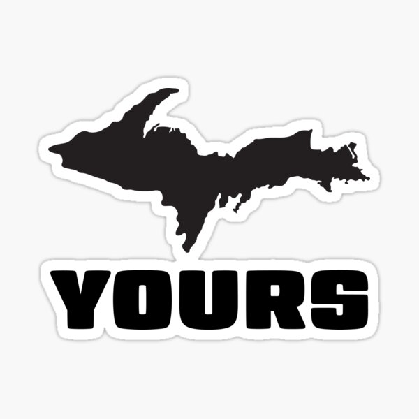 "Upper Peninsula Michigan Design" Sticker for Sale by Redbubble