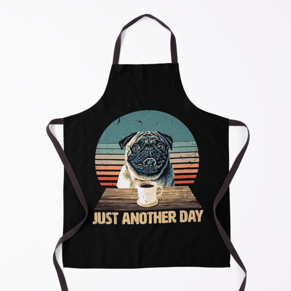 Item preview, Just another Day - Funny & Cute Pug Dog designed and sold by BrainlabStudios.