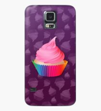 Pink Frosting Rainbow Vanilla Cupcake Case/Skin for Samsung Galaxy