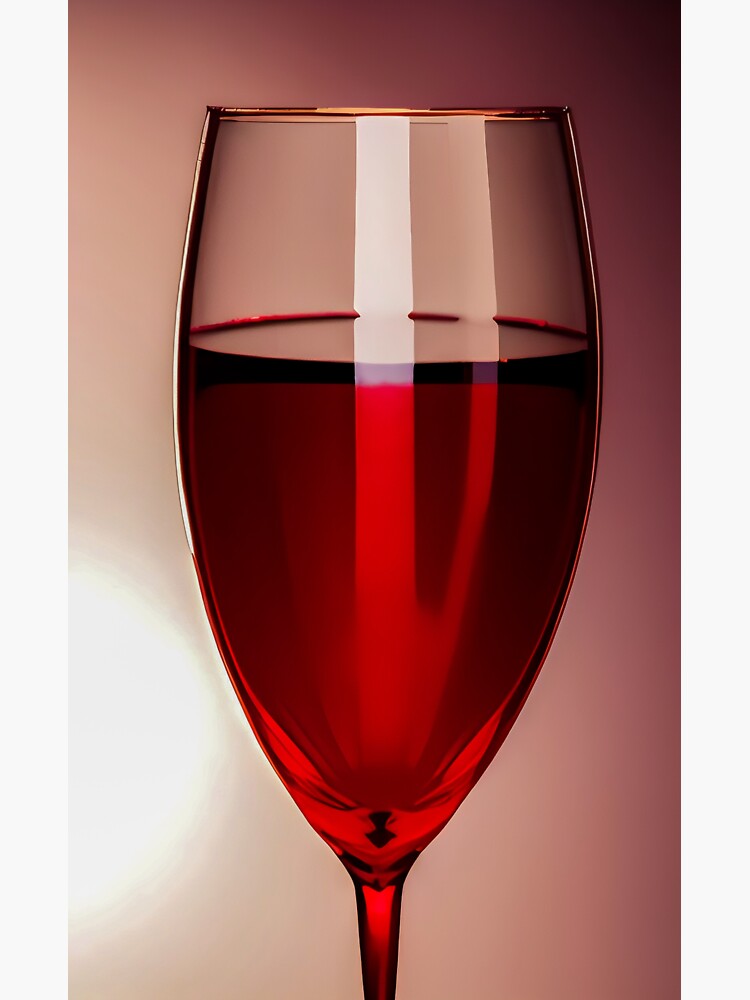 "Wine glass" Sticker for Sale by BrankoTrpevski Redbubble